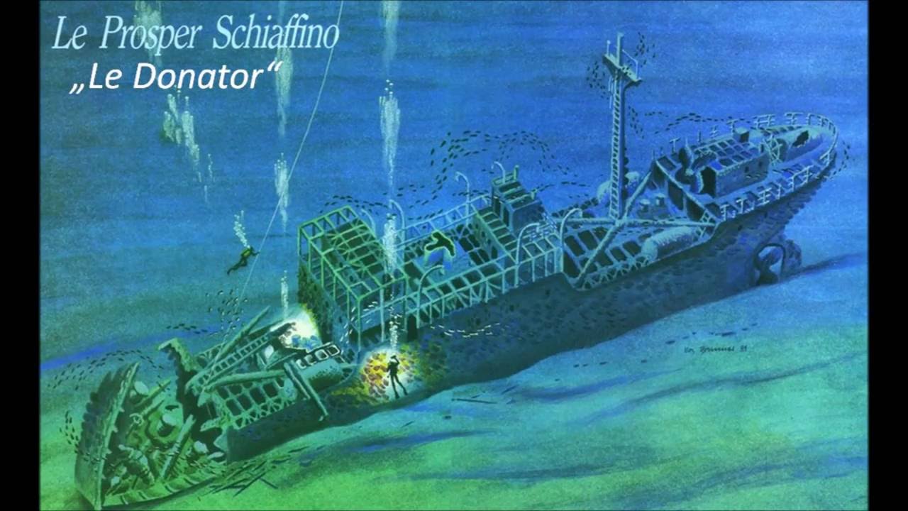 Wracktauchen  Le Donator Prosper Schiaffino