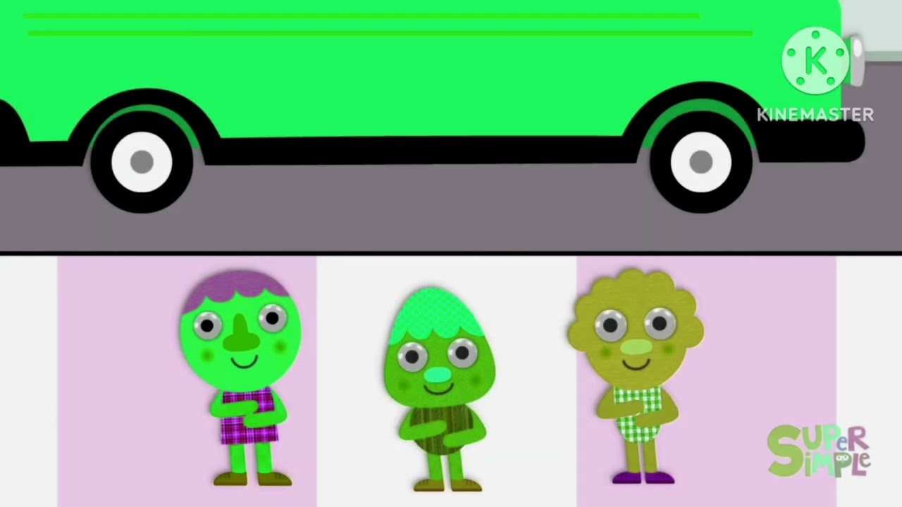 The wheels on the bus go round and round Effects || Noodle and Pals super simple song effects 