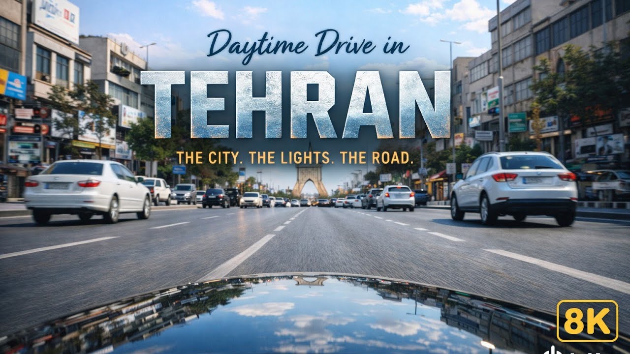What Driving in Tehran Really Looks Like | 4K POV