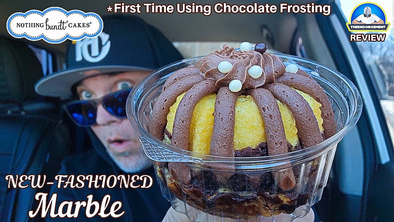 Nothing Bundt Cakes® New Fashioned Marble Bundtlet Review! 🎂 | w/Chocolate Frosting | theendorsement