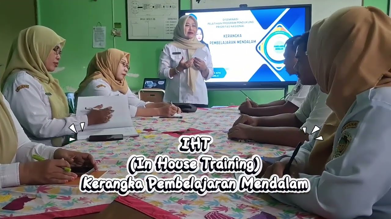 In House Training (IHT) Kerangka Pembelajaran Mendalam di SDN Pucangrejo