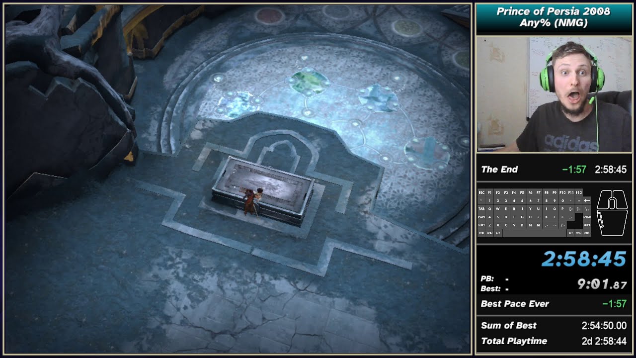 Prince of Persia 2008 - Any% NMG Speedrun in 2:58:45 [WR]