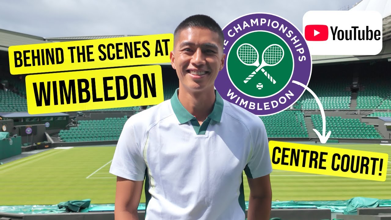 Youtube Took Me Behind The Scenes At WIMBLEDON!