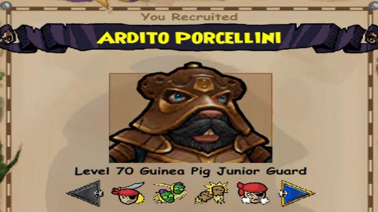 Pirate101 Ardito Porcellini Recruitment (School Variants Included)