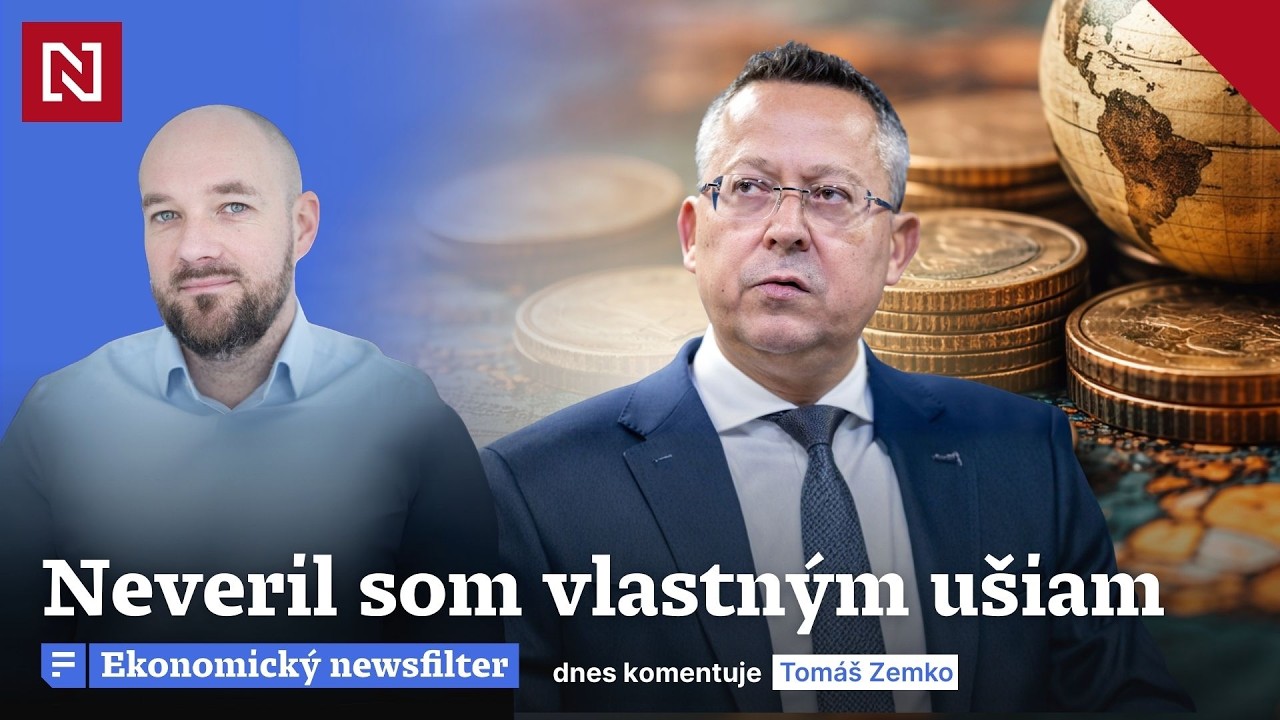 Ekonomický newsfilter: Kamenického pobúril hlavný ekonóm NBS, ktorý len pomenoval smutnú realitu