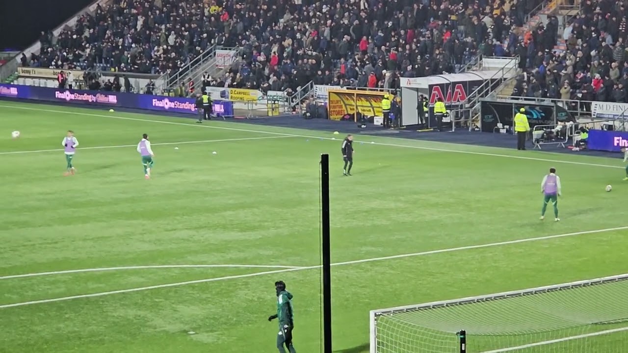Falkirk v Celtic Players coming out of the Tunnel for the 2nd Half