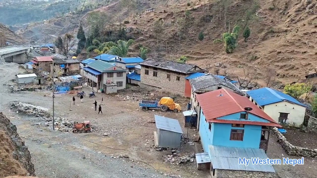 “Living in a flower-filled village community and sharing daily activities with the people.”