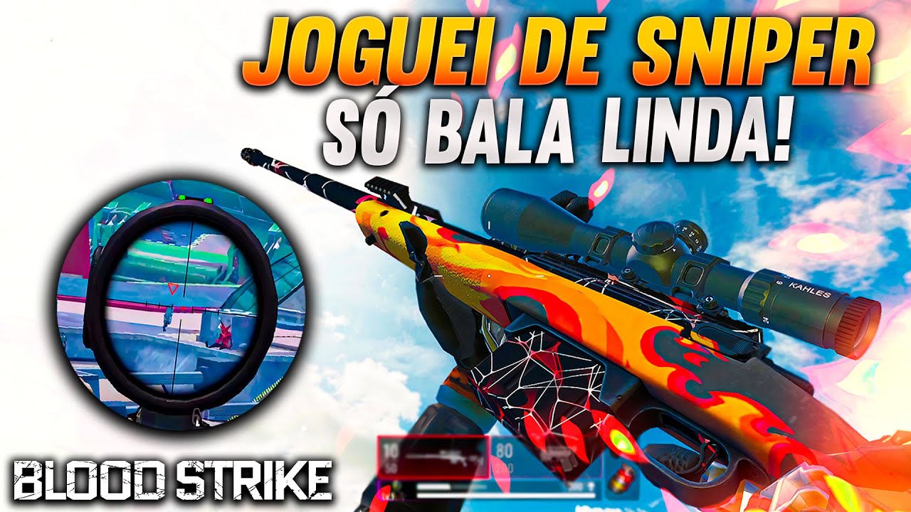 É ISSO QUE ACONTECE QUANDO eu JOGO DE SNIPER no BLOOD STRIKE