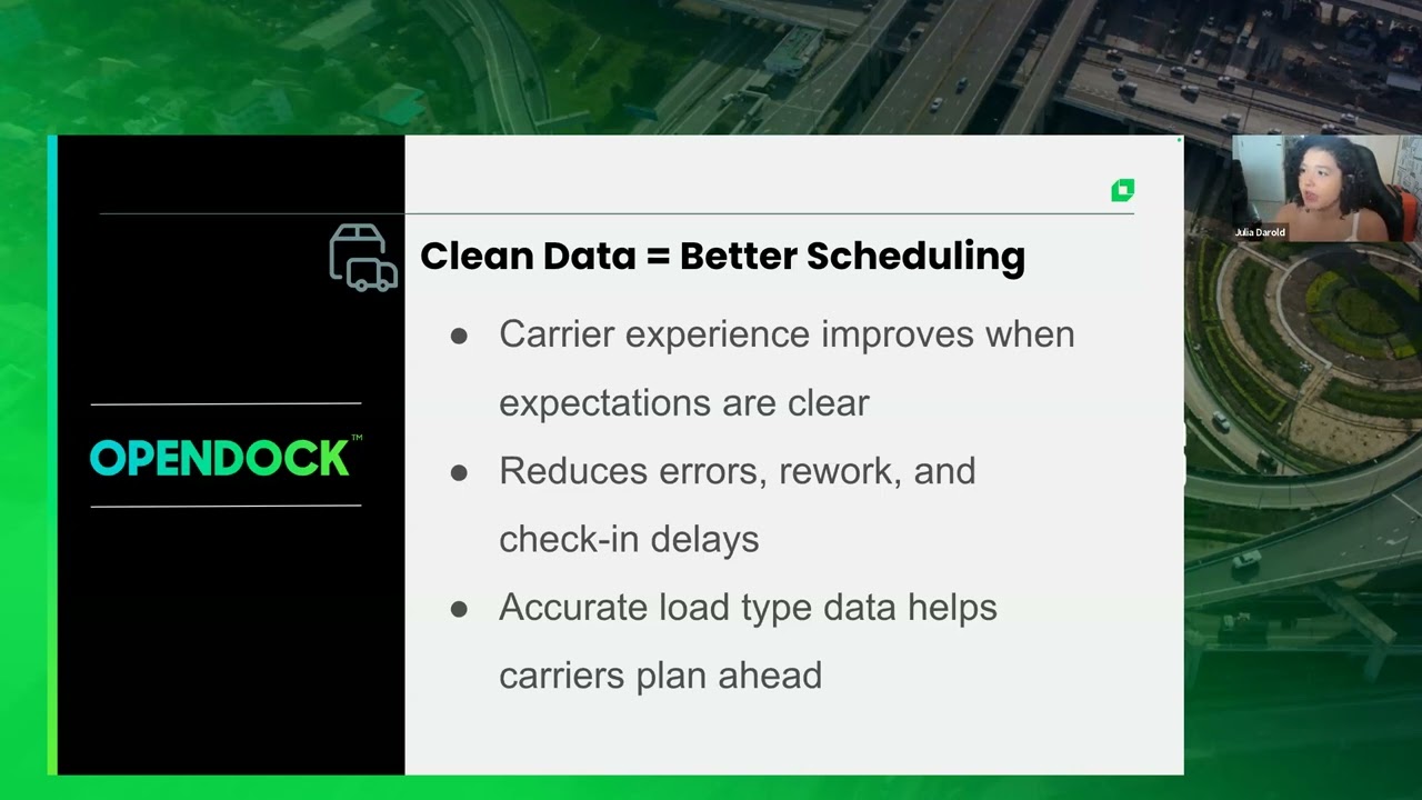 Opendock Webinar: Making Carrier Scheduling Easy
