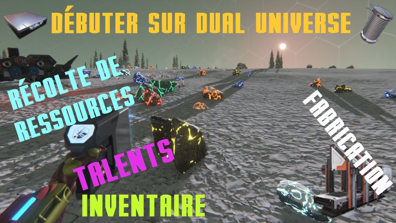 DUAL UNIVERS : Ressources, fabrication, inventaire et talents