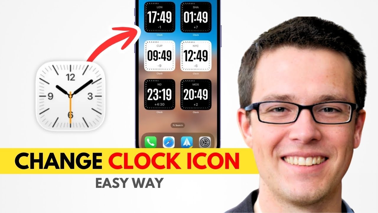 How To Change Clock Icon On iPhone Home Screen
