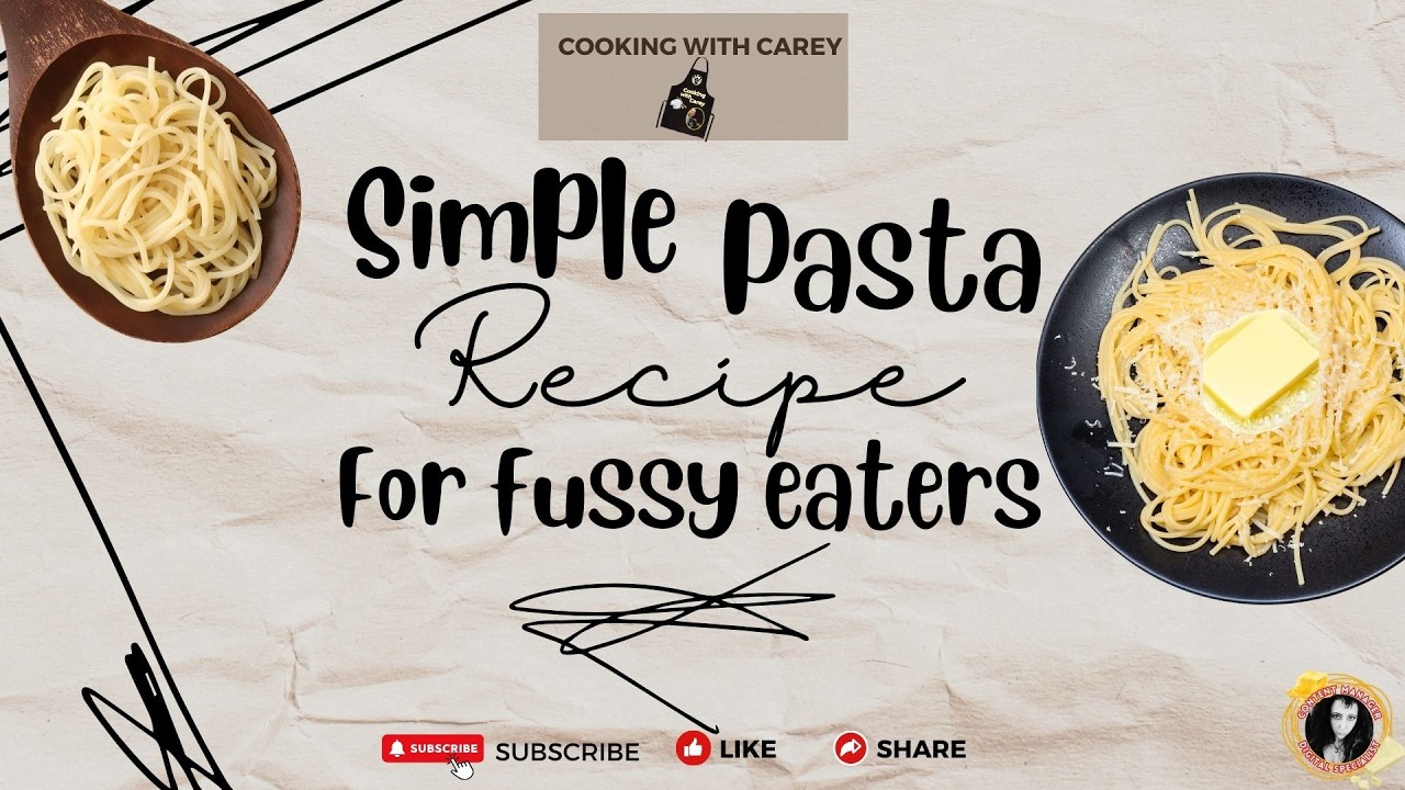 No Sauce Simple Pasta Dish for Picky Eaters #simplepastarecipes #spd #pickyeater