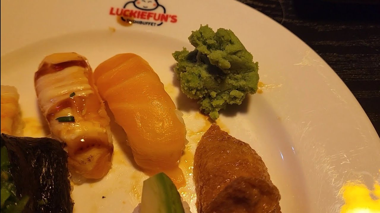 Rike ekaa kertaa sushibuffetissa! Luckiefuns Lappeenranta