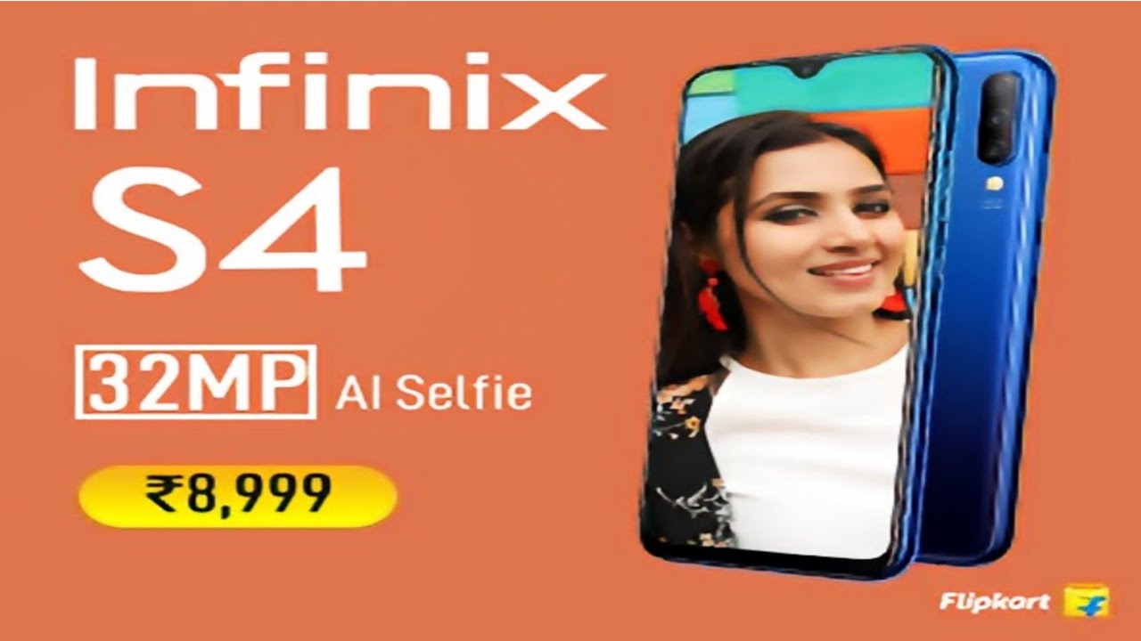 Infinix S4 (Nedula Blue,32 GB 3 GB Ram price ₹8,999