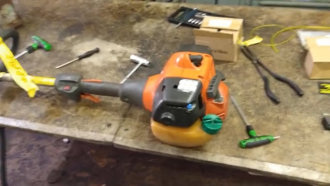 husqvarna 128ld trimmer coil repair. no spark fix.