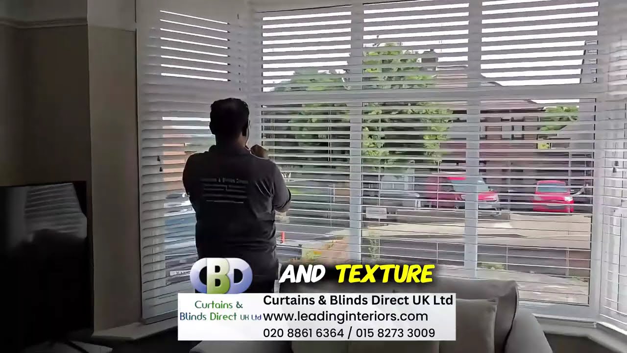 Elegant Wooden Venetian Blinds for Bay Windows | Perfect for Homes in St Albans & Greater London