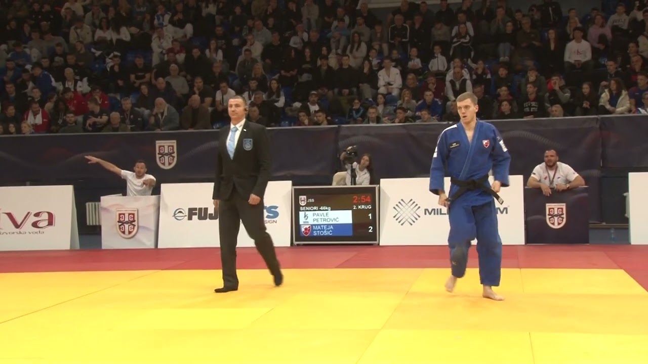 Pavle Petrović BEO Mateja Stošić CZB 0:1 -66kg #PrvenstvoSrbijeSeniori2025