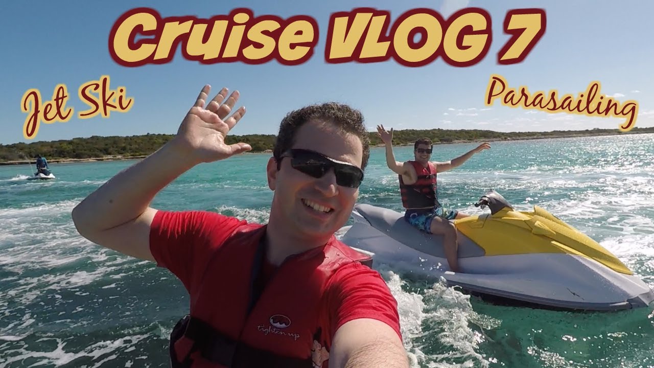 The Best Day EVER at Castaway Cay 🌴 Jet Ski's and Parasailing | Disney Wonder | Disney Cruise VLOG 7
