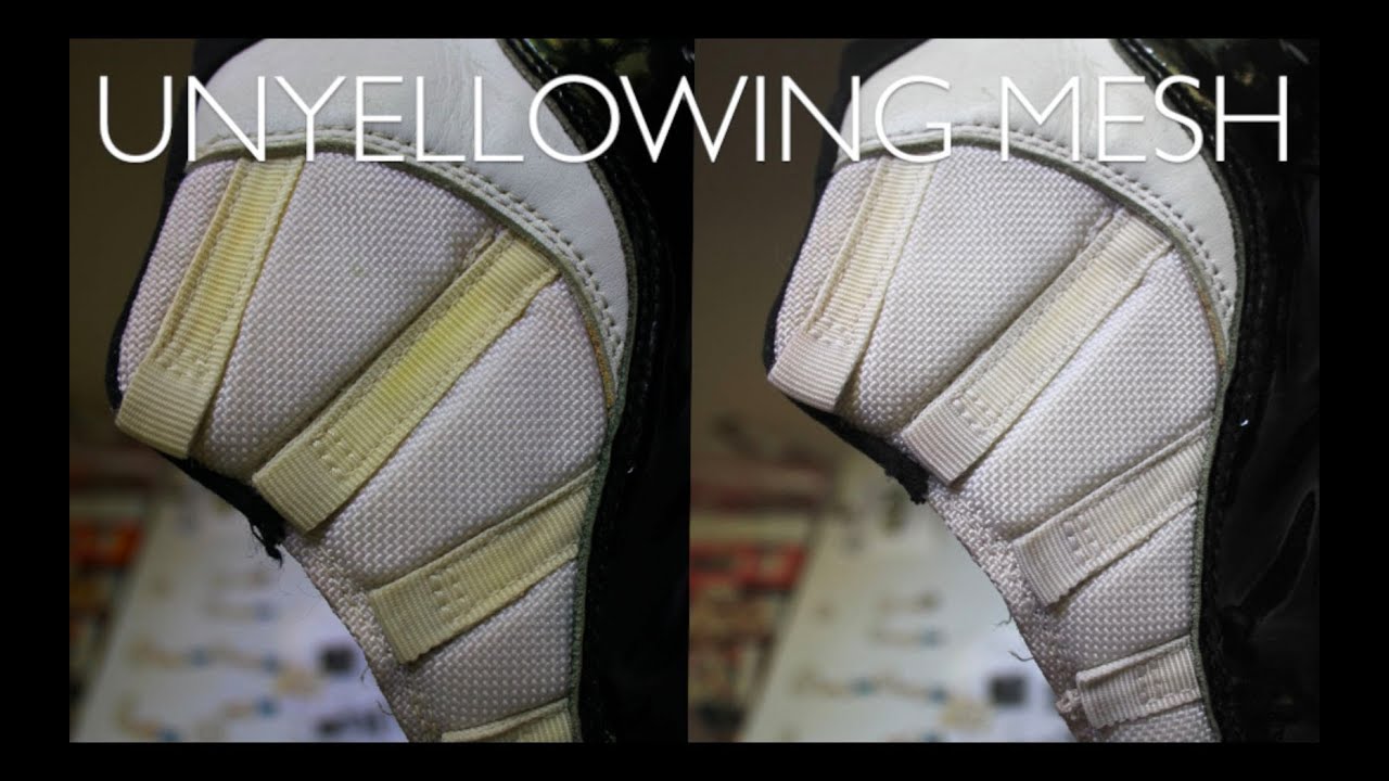 How to Unyellow/Whiten Mesh