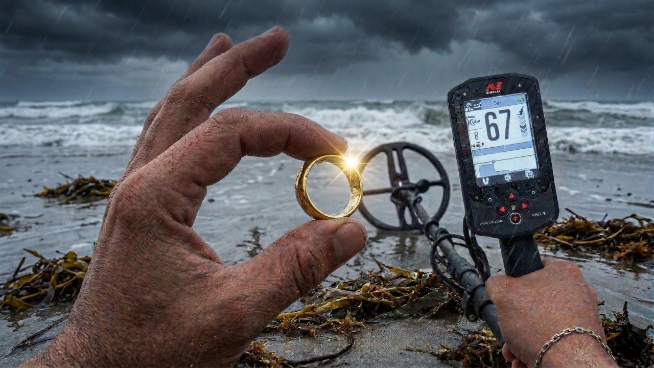 ENCONTR&Eacute; ORO en la PLAYA DESPU&Eacute;S de la TORMENTA