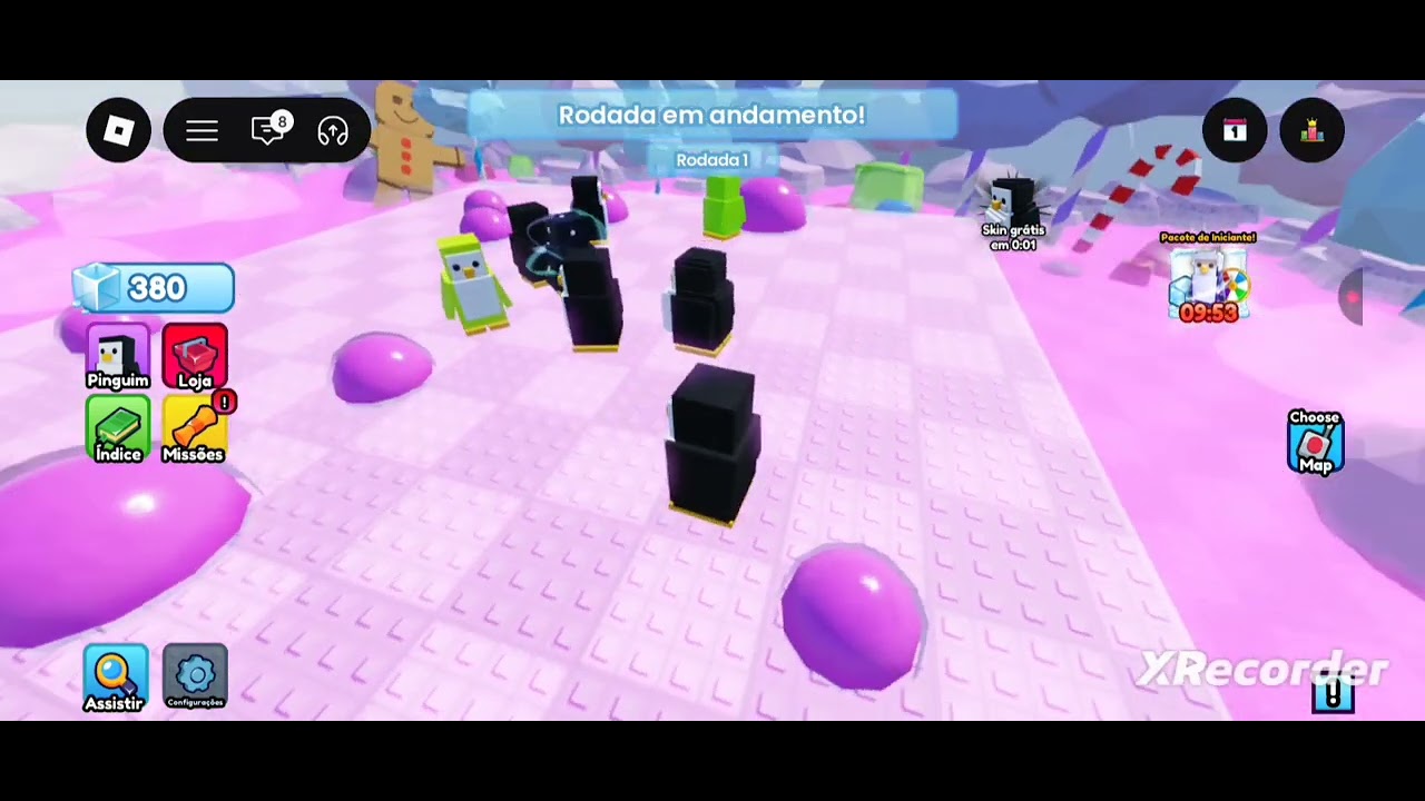 Jogando o mapa do pinguim (estou de volta)