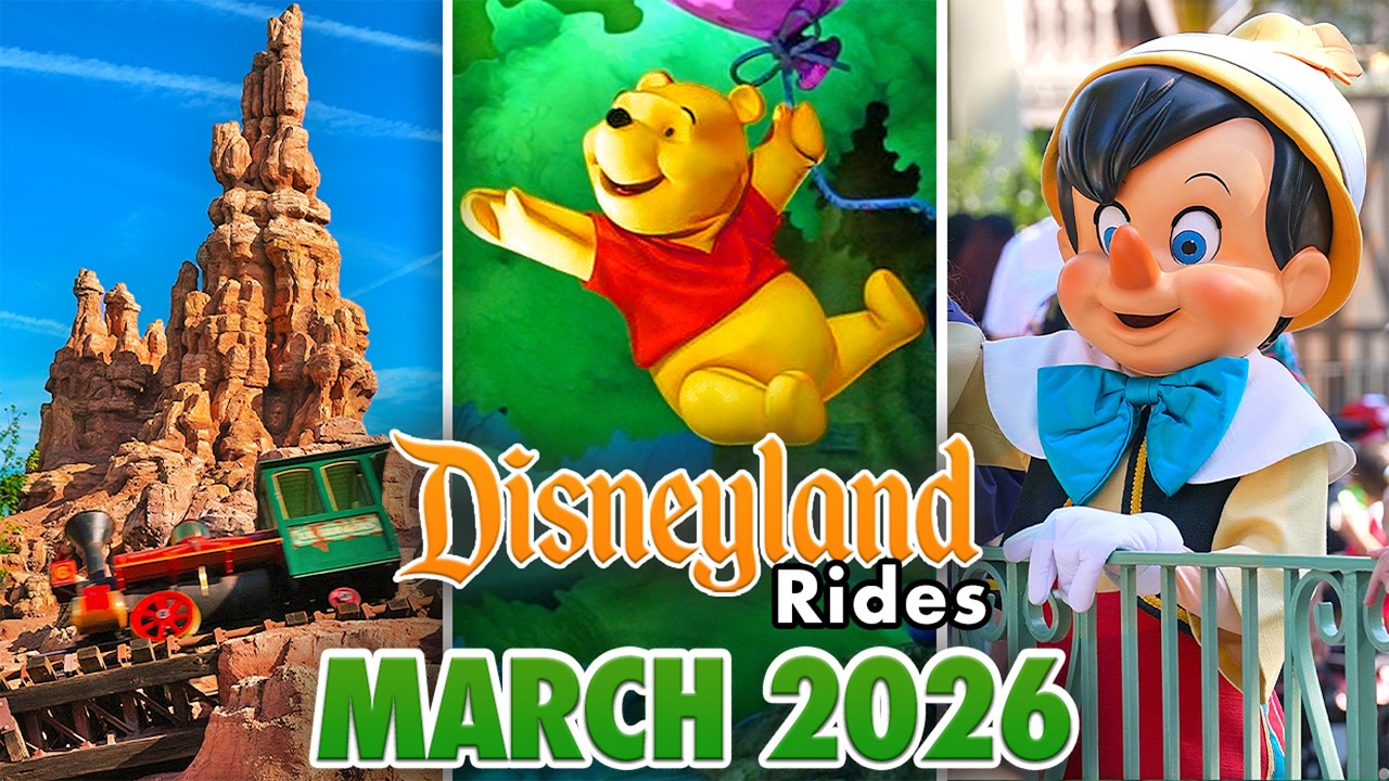Disneyland Rides - March 2026 POVs [4K 60FPS]
