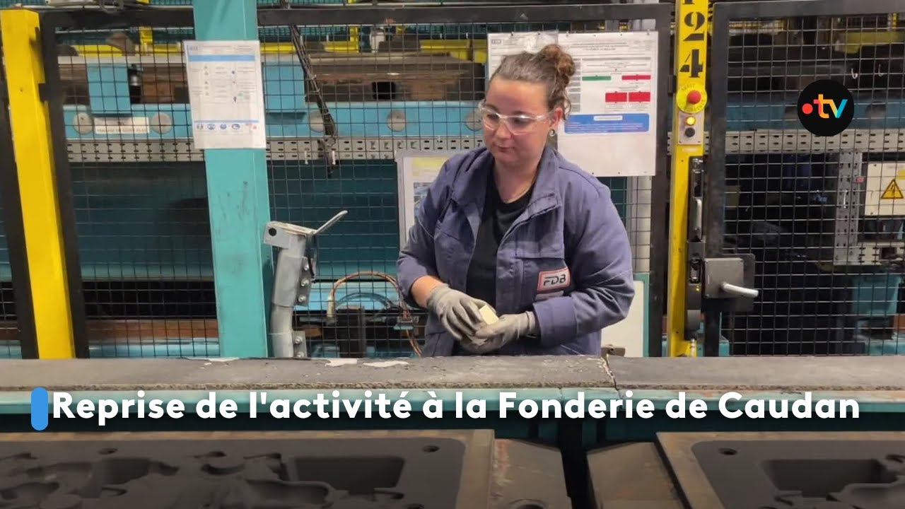 Reprise de l'activité à la Fonderie de Caudan