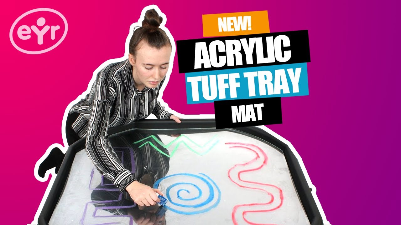Clear Acrylic Tuff Tray Mat - Mark Making and Explorative Play