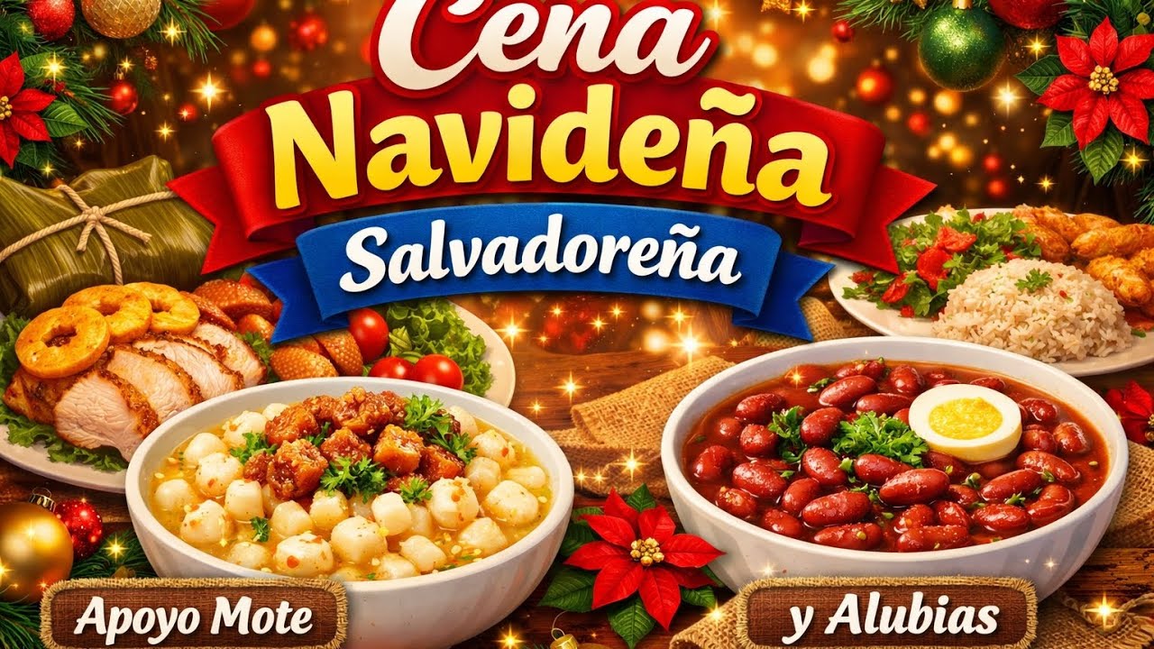 Mi Comida Salvadoreña de Navidad. Gracias Buuele. 
