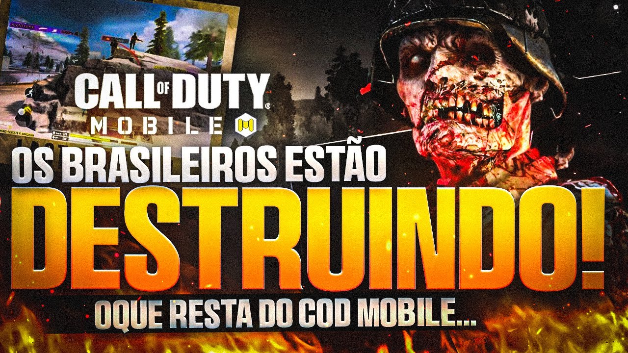 BRASILEIROS DESTRUINDO O COD MOBILE - A NOVA TRETA DO COMPETITIVO🔥🔥🔥 CALL OF DUTY MOBILE