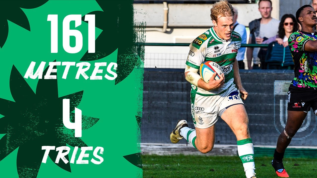 FOUR TRIES | Louis Lynagh Was Untouchable For Benetton