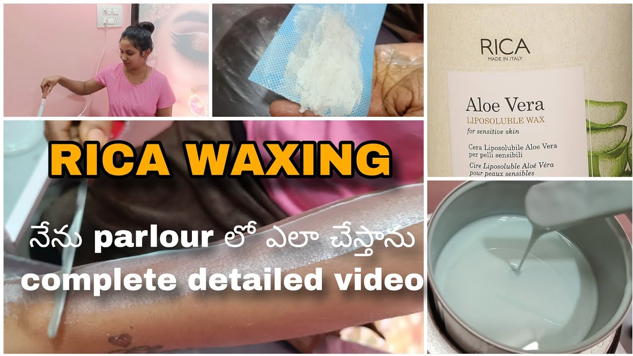 RICA WAXING ఇంట్లో కూడా మిరే చేసుకునేలా detailed video ✨#review #telugu
