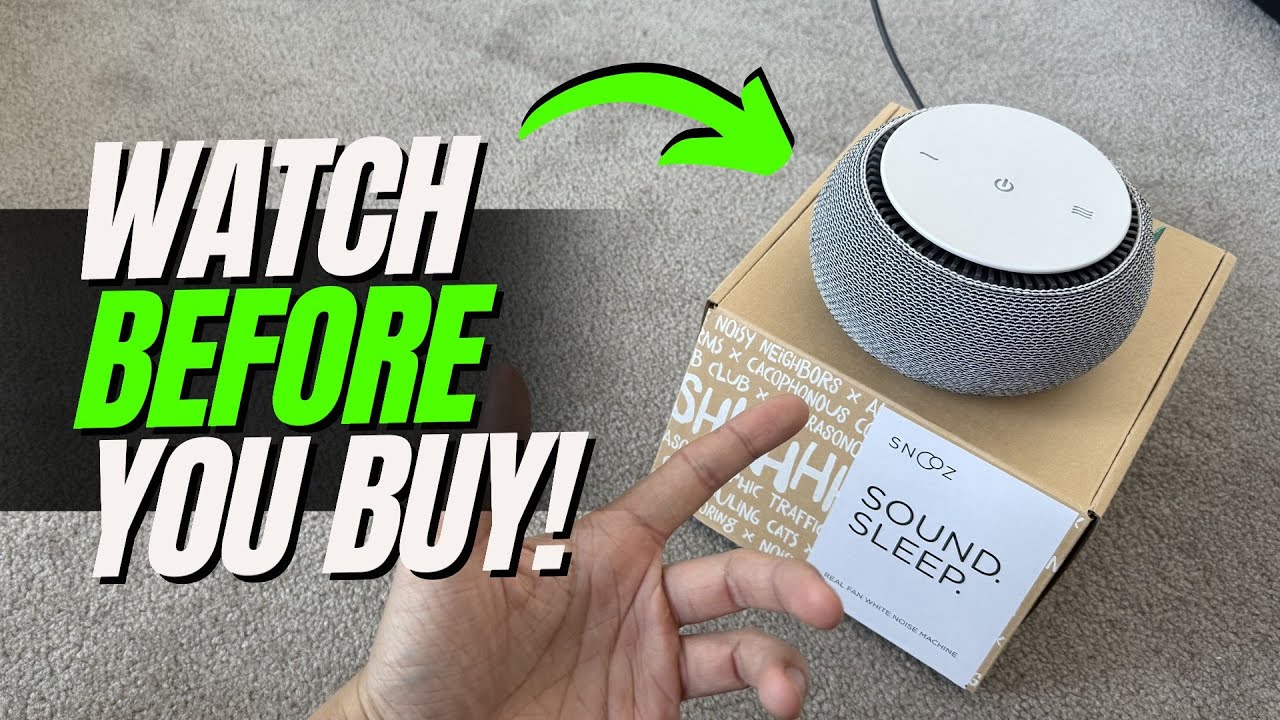 Watch Before You Buy! - SNOOZ Smart White Noise Sound Machine TEST + REVIEW!
