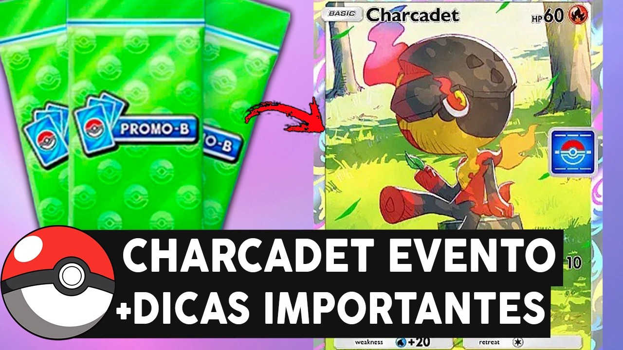 TUDO SOBRE O EVENTO DE DROP DO CHARCADET!! RECOMPENSAS + DICAS DE DECKS |  POKEMON TCG POCKET