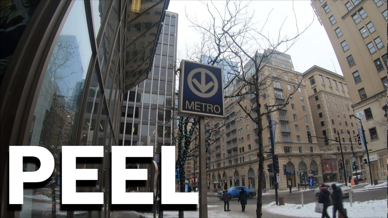 Montréal dans ta Pipe: la station de Métro Peel!