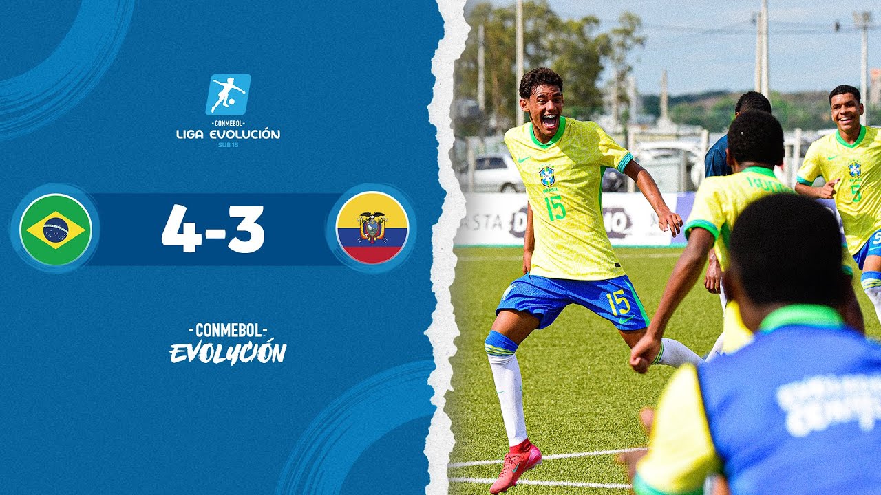 HIGHLIGHTS | BRASIL vs. ECUADOR | CONMEBOL LIGA EVOLUCIÓN SUB15 2025 - ZONA NORTE