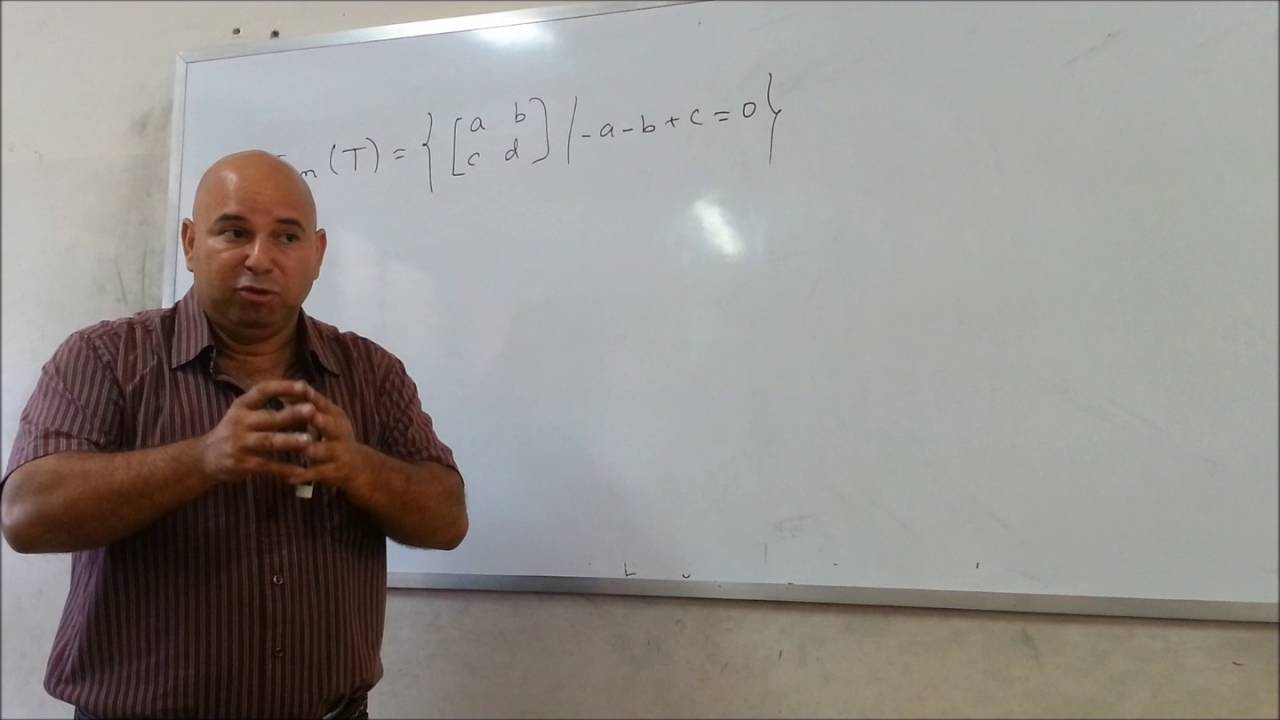 Transformaciones lineales sobre matrices, Núcleo e Imagen, Bases, nulidad y rango