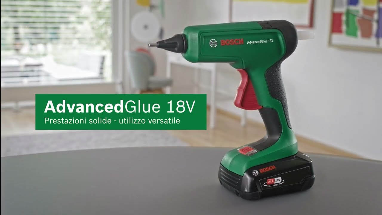 Bosch AdvancedGlue 18V, la potente pistola incollatrice a batteria
