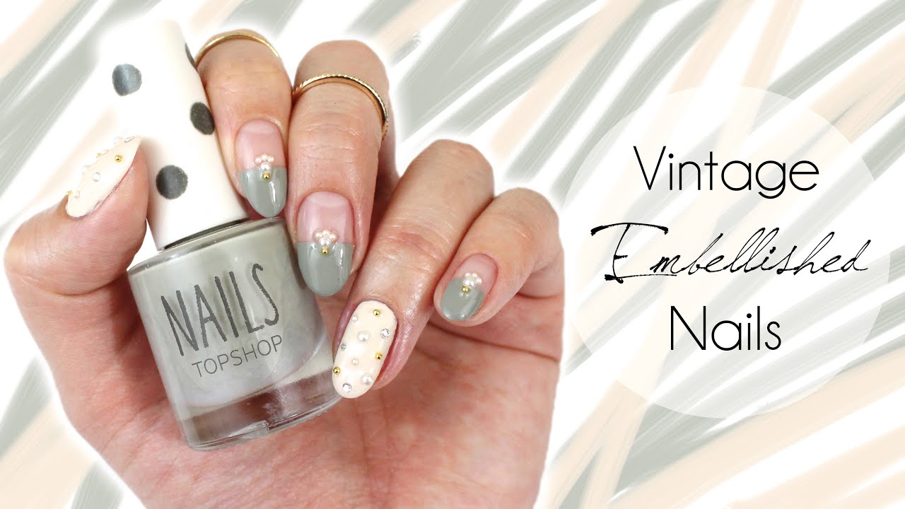 Украшенные ногти | В винтажном стиле ♡