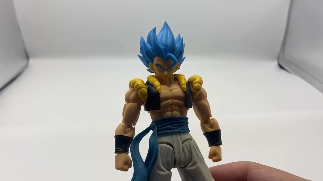 Kamione Thai kickboxer 02B Gogeta blue figure review 