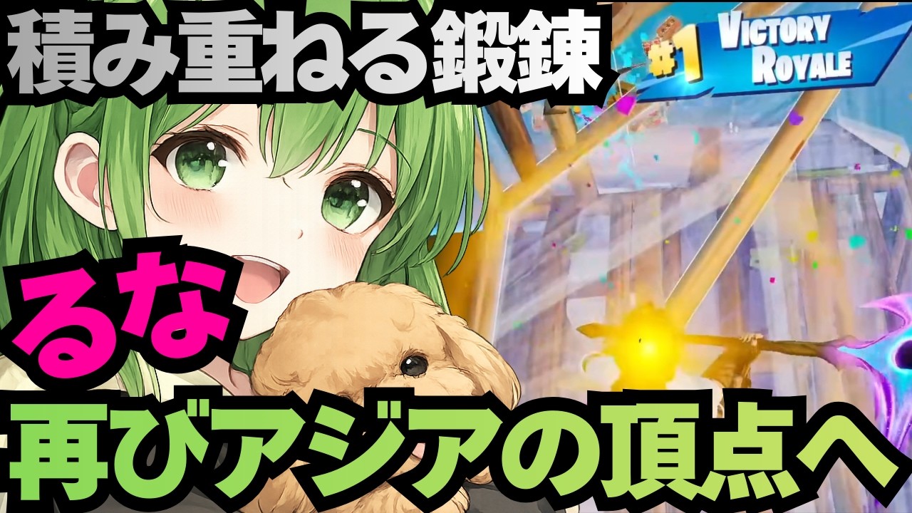 るなの対面が強すぎる！ランクで復活の兆しを見せたマッチ【フォートナイト】