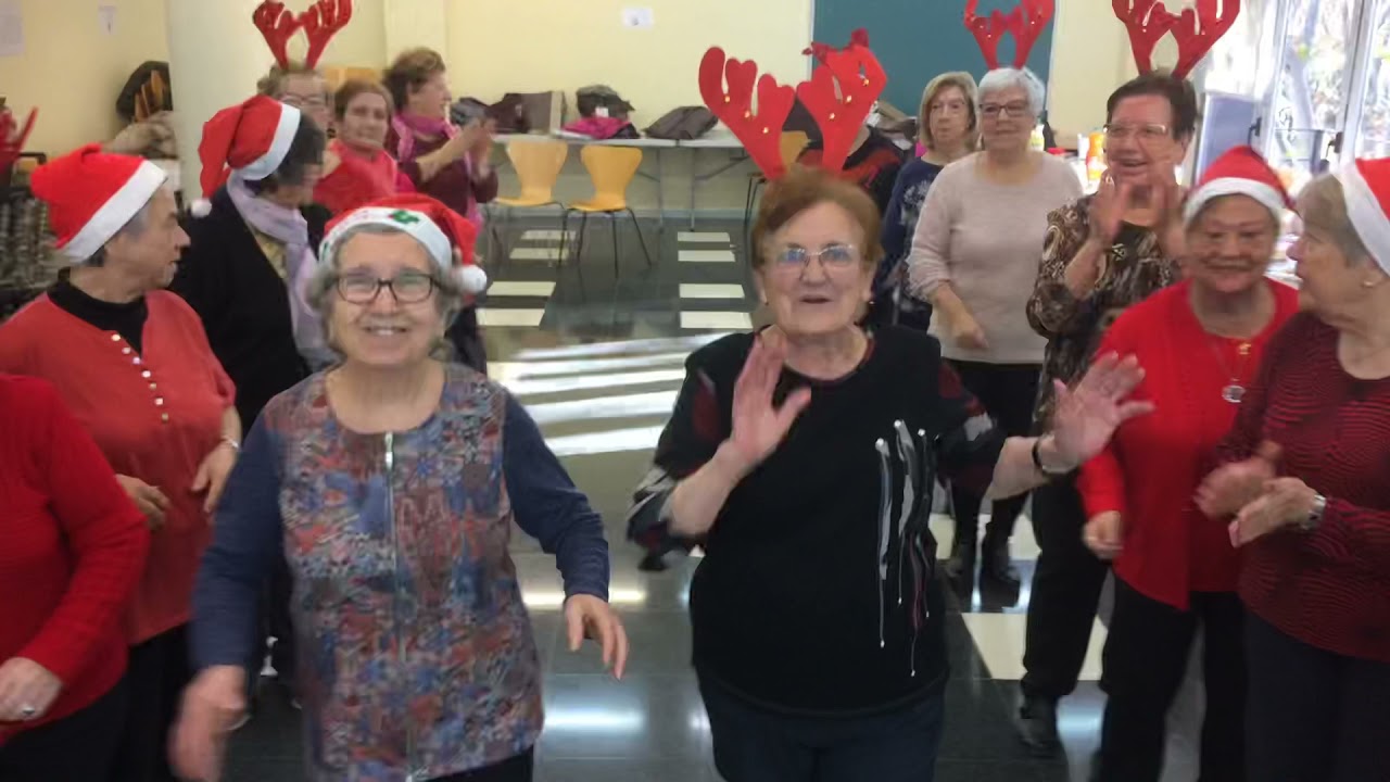 Feliz Navidad. Baile Adultos Mayores
