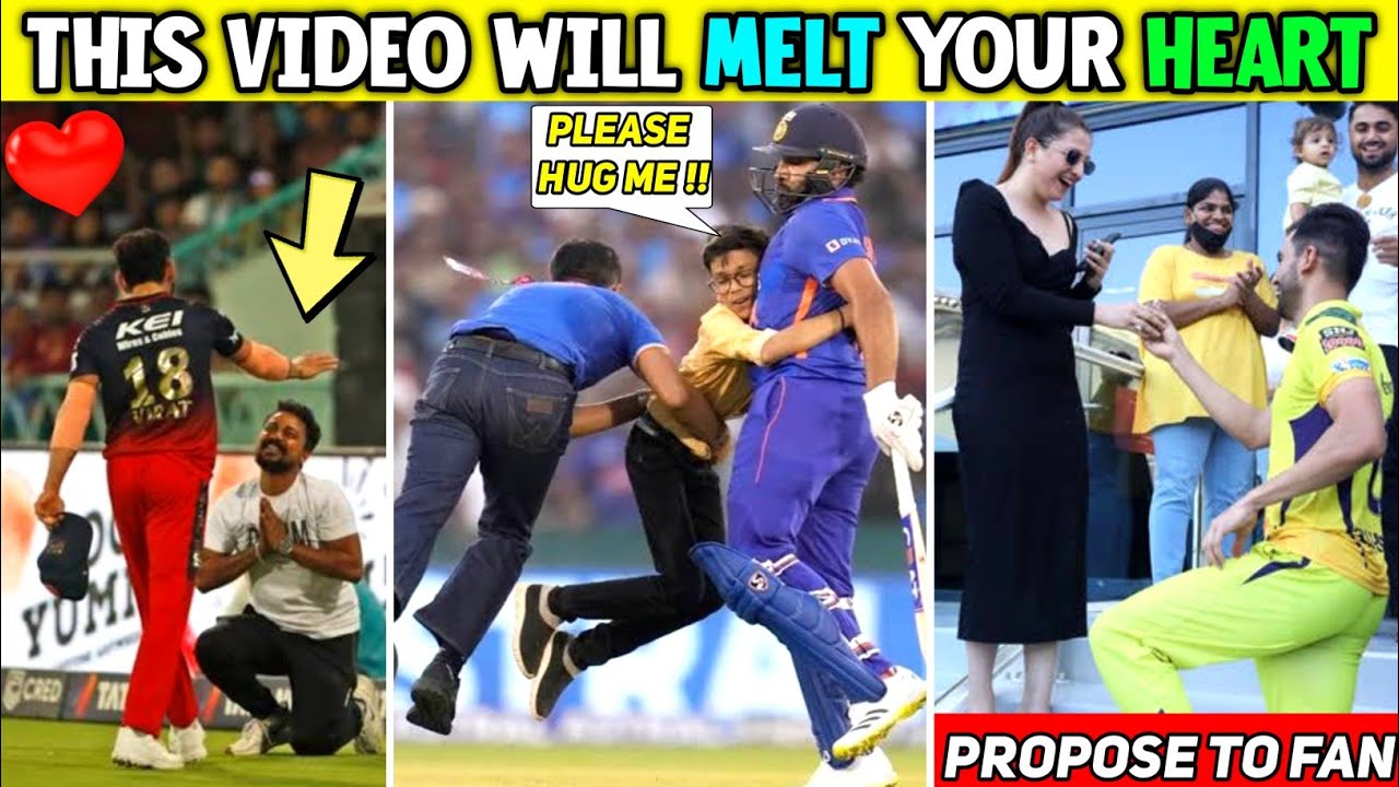 IPL Cricketers Heart Touching Fan Moments Ever | Dhoni, Kohli, Rohit, & De Villiers