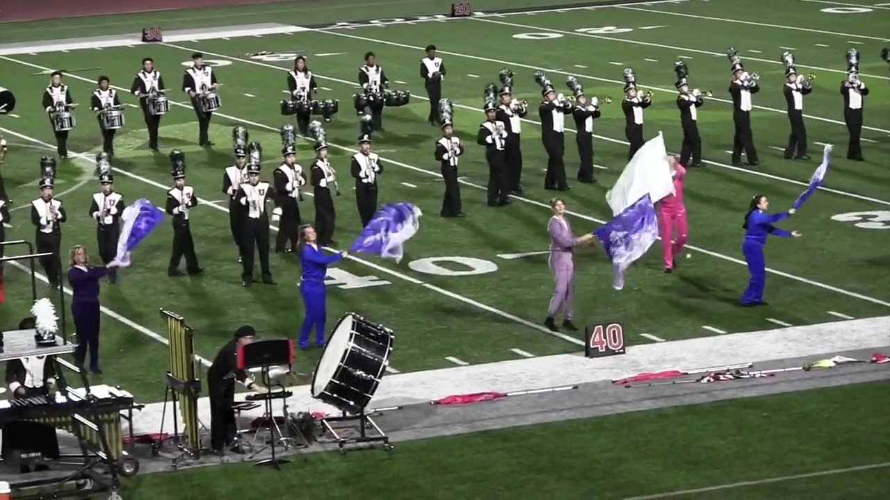 Utica high school marching band MSBOA marching band festival.