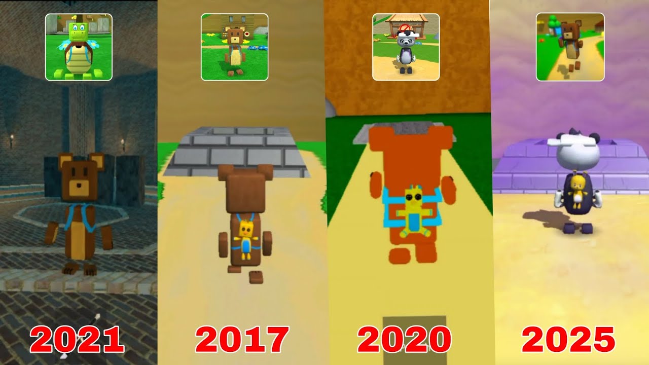 Super Bear Adventure Roblox All 5 Game Old New 2017-2025 Super Bear  Gameplay Episode 648