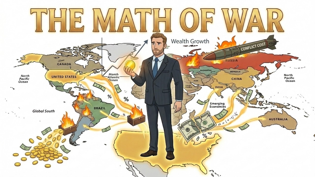 The Math of War: How Conflict Reshapes Global Wealth
