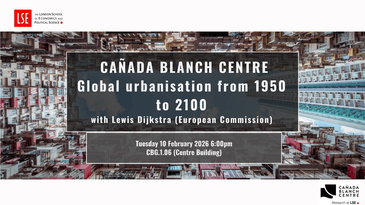 Global urbanisation from 1950 to 2100