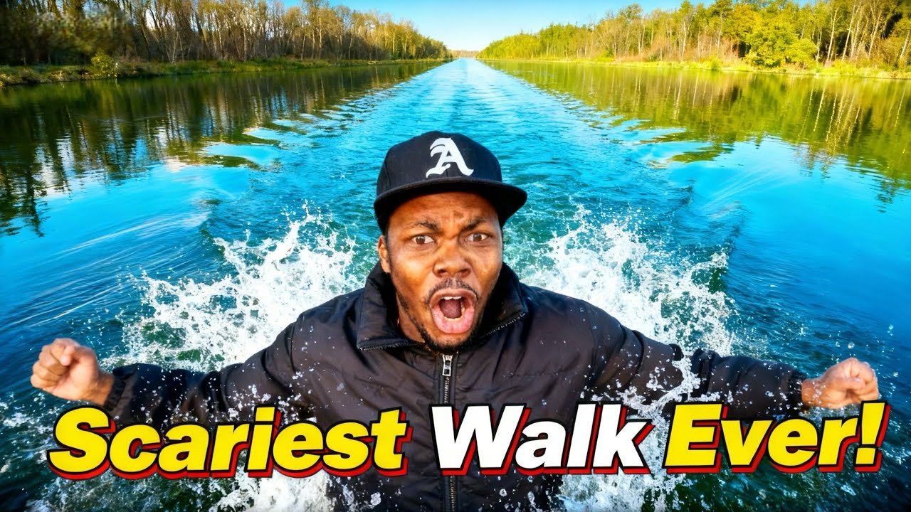The Most Terrifying Water Walk in Genk, Belgium!🇧🇪 