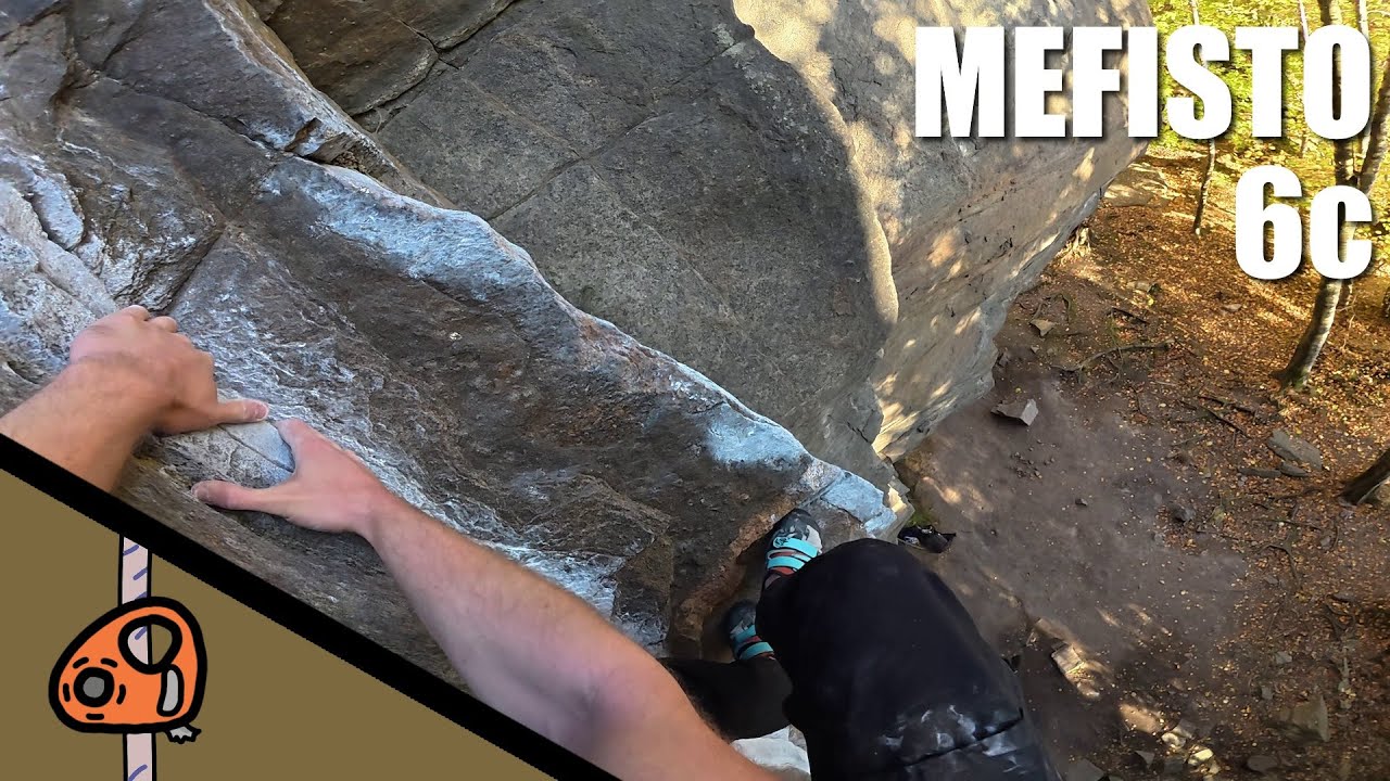 Working moves on pump machine: Mefisto (6c), Hyltebergen | POV Top-rope Solo Climbing