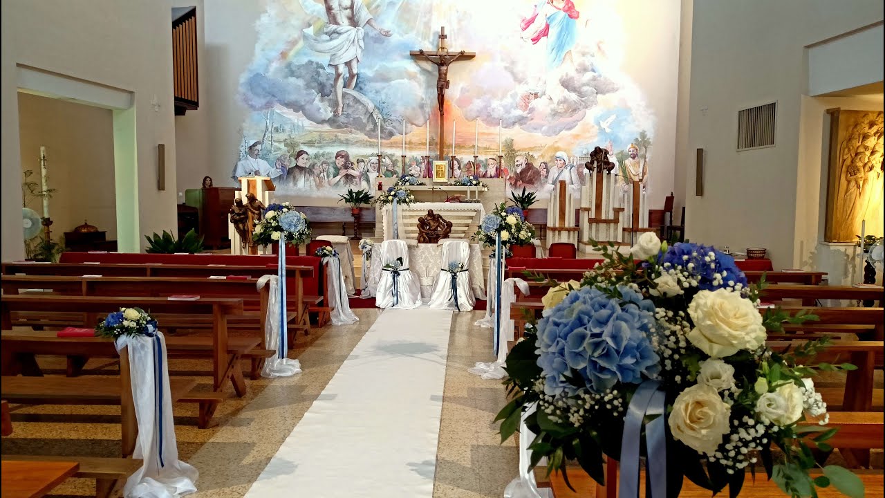 allestimento floreale per il matrimonio di Cristian e Elena